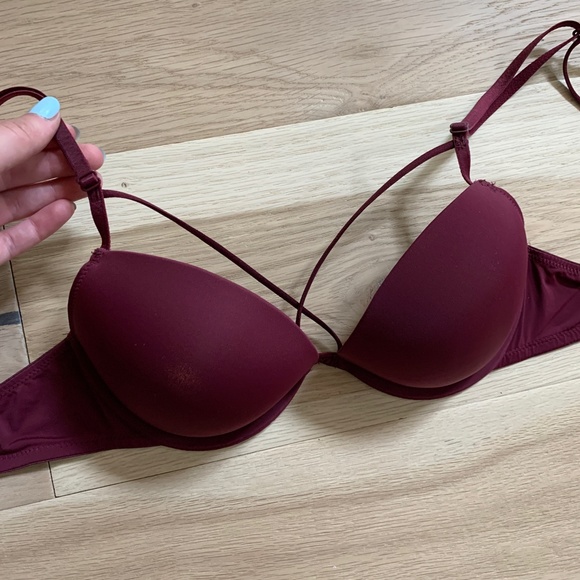 FOREVER 21 Dark Red Strappy Detail Bra - Picture 4 of 6
